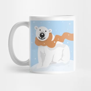 Polar Bear in the Snow Mug